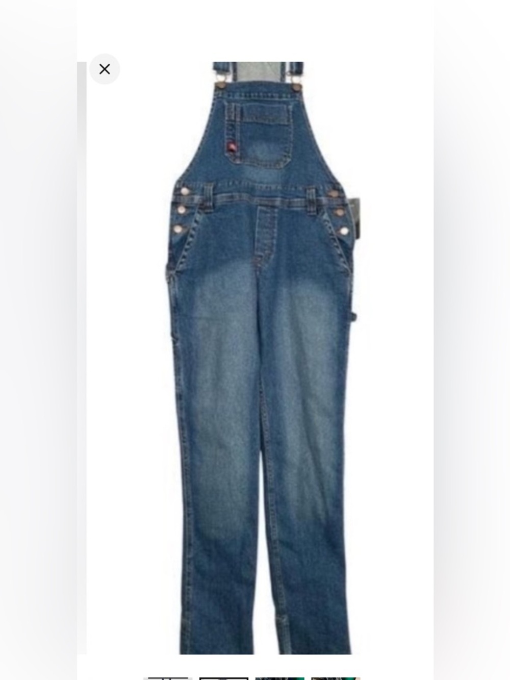 Dickies Boyfriend Blue Denim Women's Overalls - Classic Workwear Style